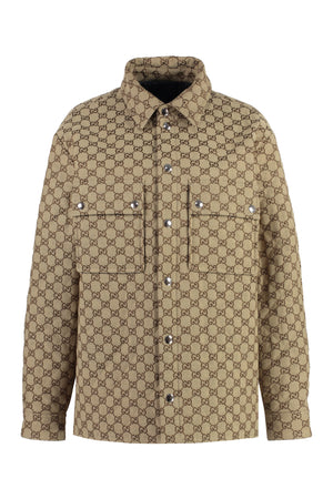 Cotton shirt model jacket-0
